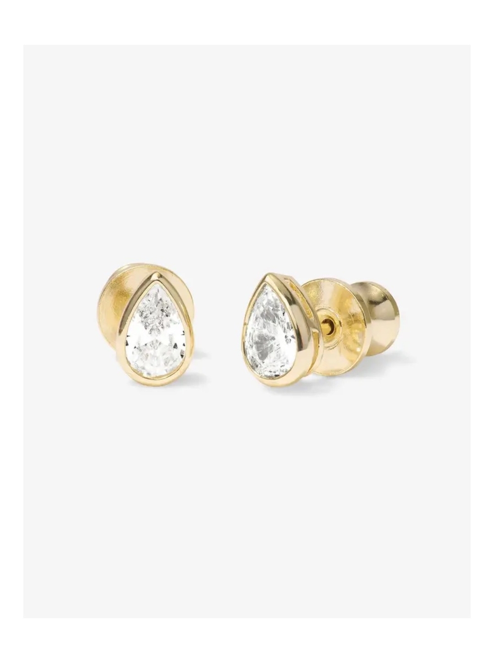 Melinda Maria Isla Gold Teardrop 6mm Studs